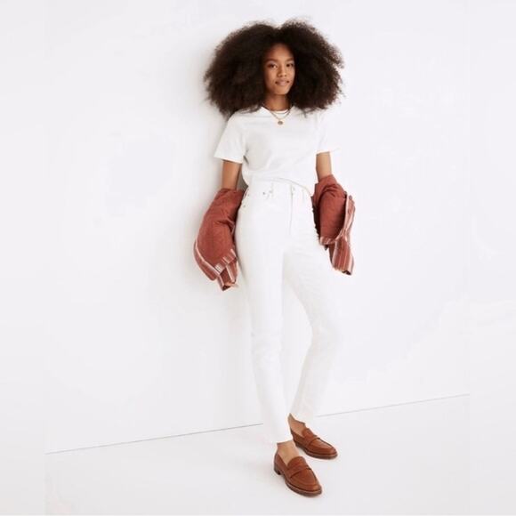 Madewell The Perfect Vintage Jean Tile White High Rise Size 29 preppy - Picture 1 of 11